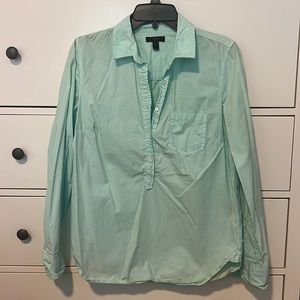 J Crew collard henley, perfect condition.
